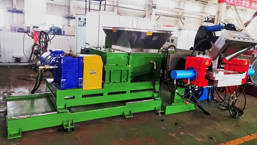 250-4D雙錐螺桿濾膠液壓機(jī)頭出片機(jī)