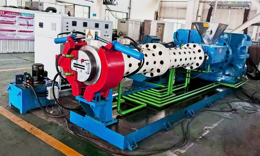 250-16D銷釘冷喂料液壓鎖緊供膠機
