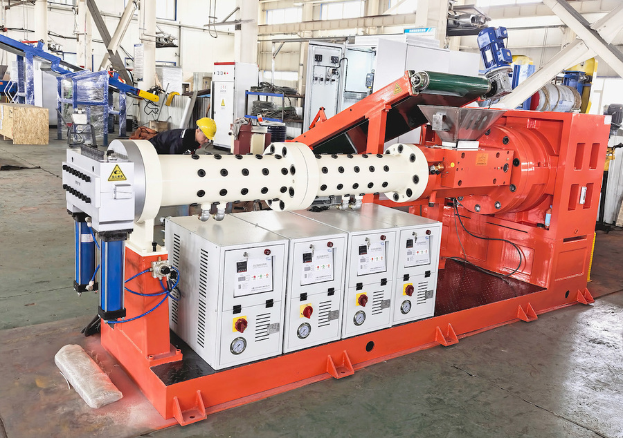 150-16D銷釘冷喂料V帶擠出機